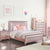 Furniture Of America Ariston Rose Gold Contemporary Queen Bed Model CM7170RG-Q-BED