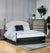Furniture Of America Sinead Powder Coated Gen Metal/Beige Transitional Full Bed Model CM7420F