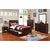 Furniture Of America Brogan Brown Cherry Transitional 4-Piece Twin Bedroom Set Model CM7517CH-T-4PC