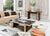 Nova Domus Cartier Modern Black & Rosegold Console Table