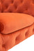 Divani Casa Delilah Modern Orange Fabric Sofa