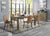 ACME Abiram Rustic Oak Finish Dining Table Model DN01028