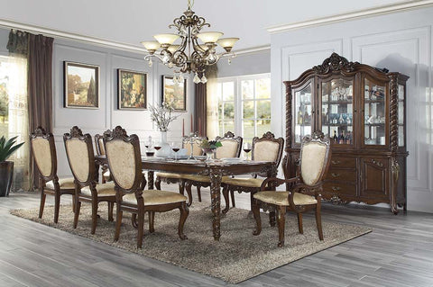 ACME Devayne Dark Walnut Finish Dining Table Model DN01361