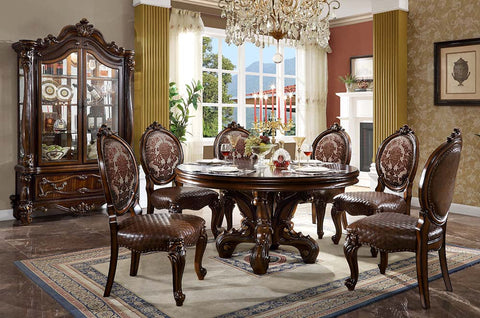 ACME Versailles  Cherry Finish Dining Table Model DN01391