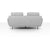 Divani Casa Dolly Modern Light Grey Fabric Sofa