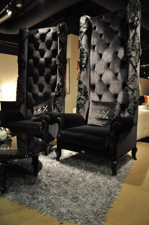 A&X Baron Modern High Lobby Chair