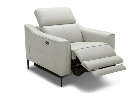 Divani Casa Eden Modern Grey Leather Sofa Set