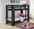 Furniture Of America Suzie Wire-Brushed Black Transitional Twin Twin Bunk Bed Model FOA-BK972BK-BED