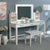Furniture Of America Stephanie Luminous White Glam Vanity Set Model FOA-DK5685WH-PK