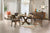 Furniture Of America Marina Walnut/Dark Chocolate Transitional Round Dining Table Model FOA3787RT-TABLE