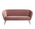 Divani Casa Koeing Modern Coral Fabric Sofa
