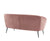 Divani Casa Koeing Modern Coral Fabric Sofa