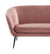 Divani Casa Koeing Modern Coral Fabric Sofa