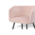 Modrest Luzerne Modern Pink Velvet Dining Chair