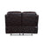 ACME Perfiel 2 Tone Dark Brown Top Grain Leather Loveseat Model LV00067