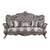 ACME Elozzol Fabric & Antique Bronze Finish Sofa Model LV00299