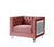 ACME HeiberoII Pink Velvet Chair Model LV00329