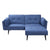 ACME Nafisa Blue Fabric Sofa Model LV00823