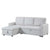 ACME Hiltons Beige Fabric Sectional Sofa Model LV00971