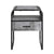 ACME Raziela Concrete Gray & Black Finish End Table Model LV01147