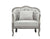 ACME Samael Gray Linen & Gray Oak Finish Chair Model LV01163