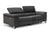 Divani Casa Maine Modern Dark Grey Fabric Sofa with Electric Recliners