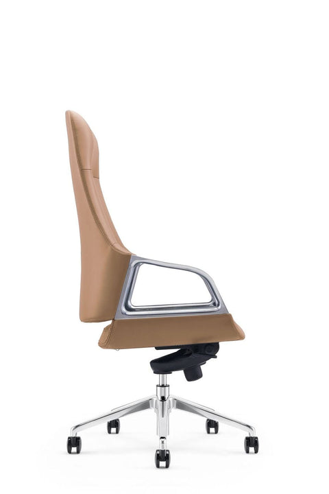 Modrest Merlo Modern Brown High Back Executive Office Chair