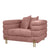 Divani Casa Branson Pink Velvet Accent Chair
