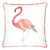 Furniture Of America Lina Ivory/Pink Transitional 20" X 20" Pillow, Single Flamingo (2 In Box) Model PL8045-2PK