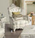 ACME Adara White PU & Antique White Finish Chair Model LV01226