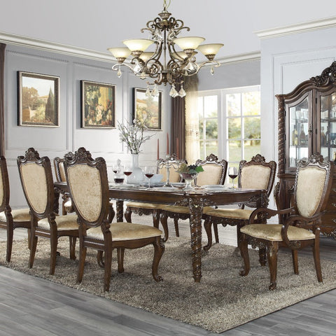 ACME Devayne Dark Walnut Finish Dining Table Model DN01361