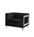 ACME Heibero Black Velvet Chair Model LV01405