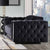 ACME Trislar Black Velvet Chair Model LV01399