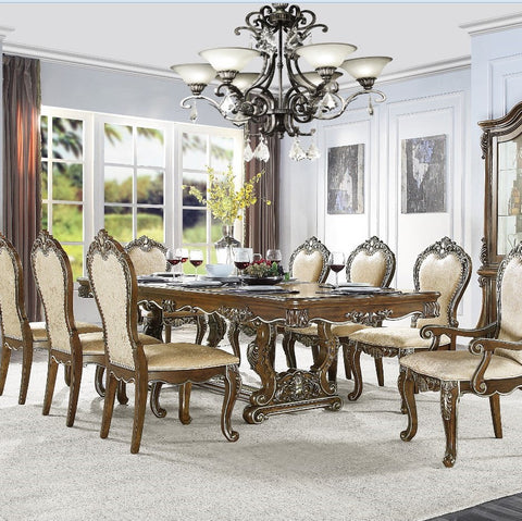 ACME Latisha Antique Oak Finish Dining Table Model DN01357