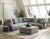 Furniture Of America Alannah Light Gray/Gray/Brown Transitional Sectional Model SM5184-SECT