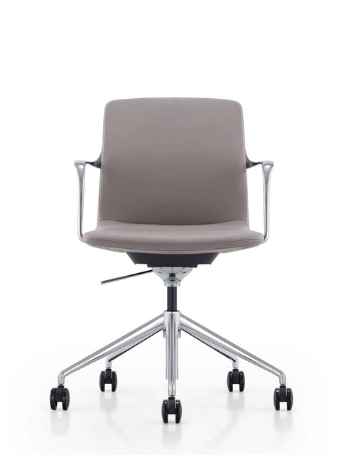Modrest Sundar Modern Grey Mid Back Conference Office Chair