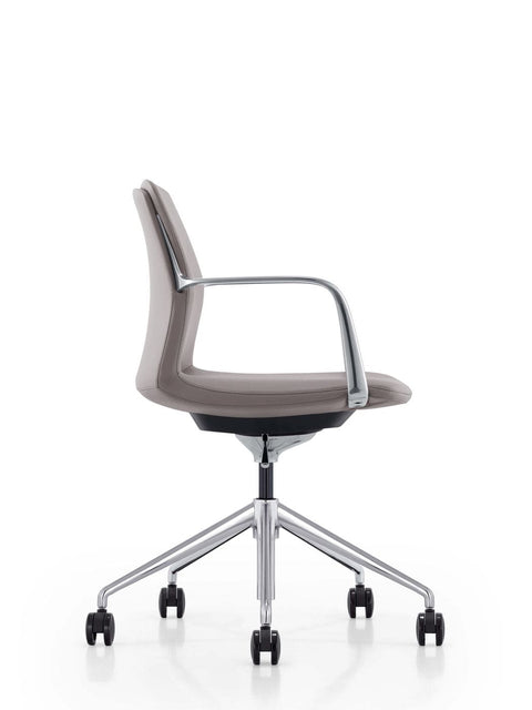 Modrest Sundar Modern Grey Mid Back Conference Office Chair