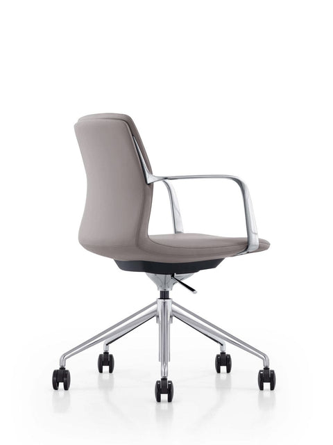 Modrest Sundar Modern Grey Mid Back Conference Office Chair
