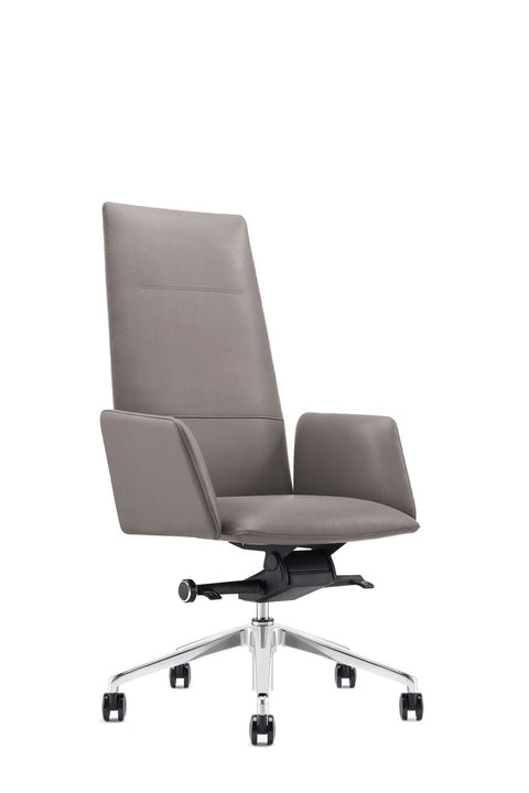 Modrest Tricia Modern Grey High Back Executive Office Chair