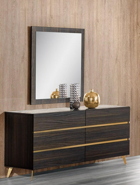 Nova Domus Velondra Modern Eucalypto & Marble Dresser
