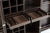 Modrest Fountain Modern Brown Oak Wine Cabinet